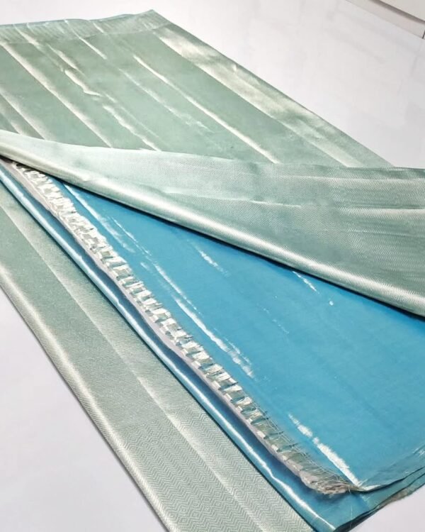 Pure kanchipuram tissue boarder less sarees