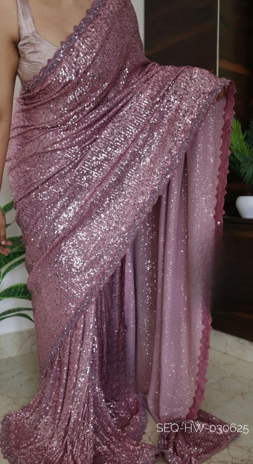 Heavy sequence embroidery in handwork scalloped pearl borders 1 Heavy sequence embroidery in handwork scalloped pearl borders