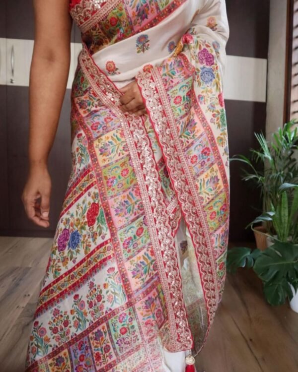 Pure munga silk saree