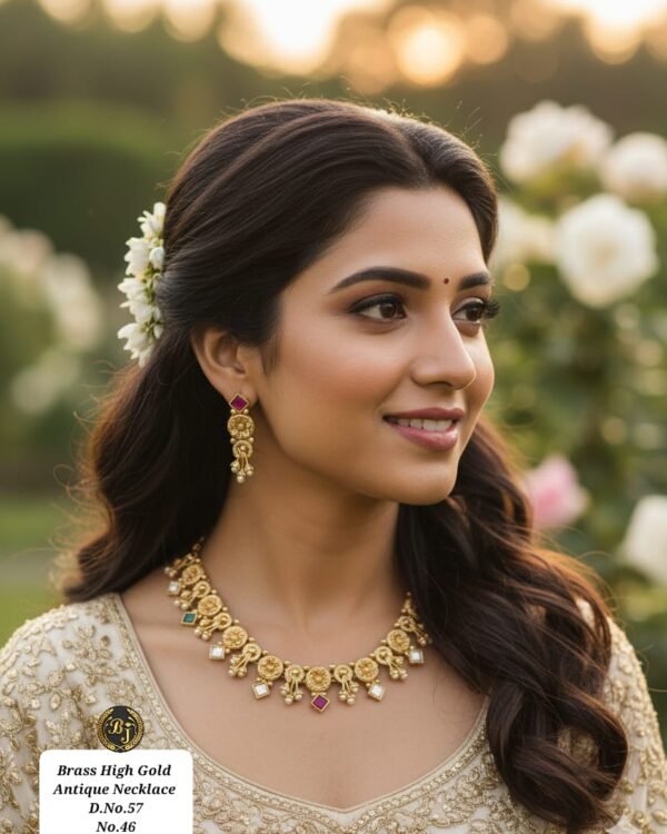 New Brass High Gold Necklace