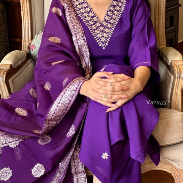 Roman silk kurta