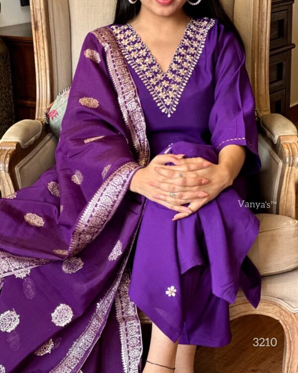 Roman silk kurta