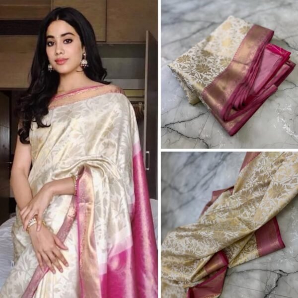 Banarasi kataan softy silk saree