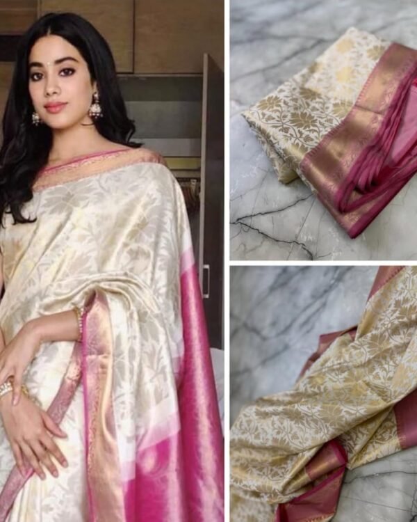 Banarasi kataan softy silk saree