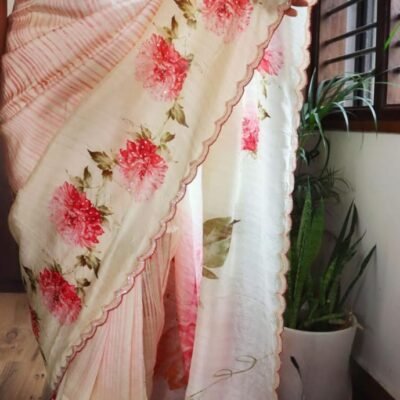 Pure tussar silk sarees
