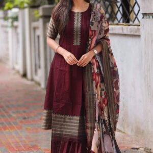 Maanvi Handloom Sharara Set