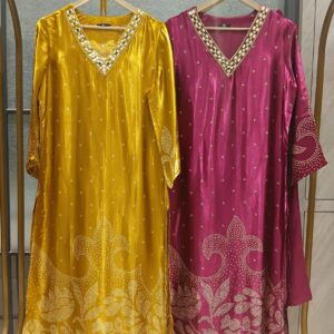 Gaji silk kurta pant set