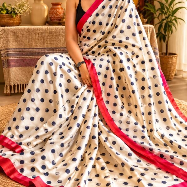 Exclusive Bishnupuri Handlloom pure silk hand printed saree