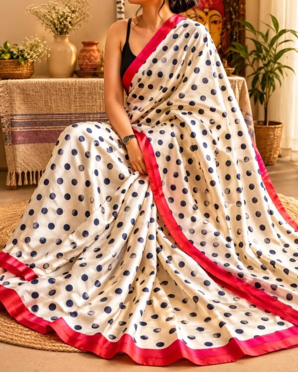 Exclusive Bishnupuri Handlloom pure silk hand printed saree