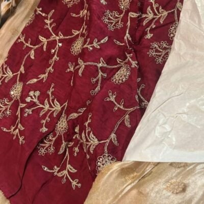 Pure handloom banarasi coin butta tissue