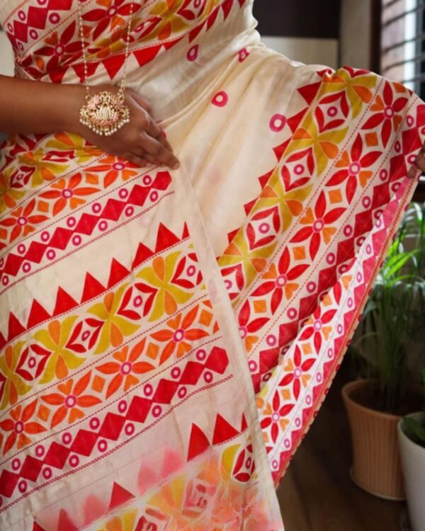 Pure handloom tussar silk saree