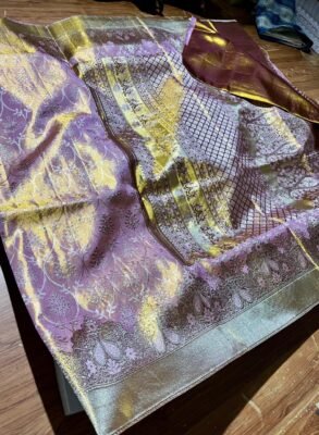 Pure kanchipattu tissue jari warp sarees
