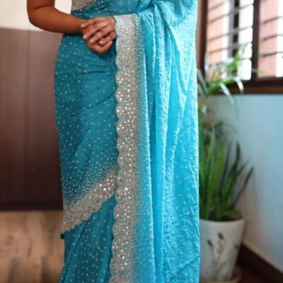 Pure georgette silk sarees
