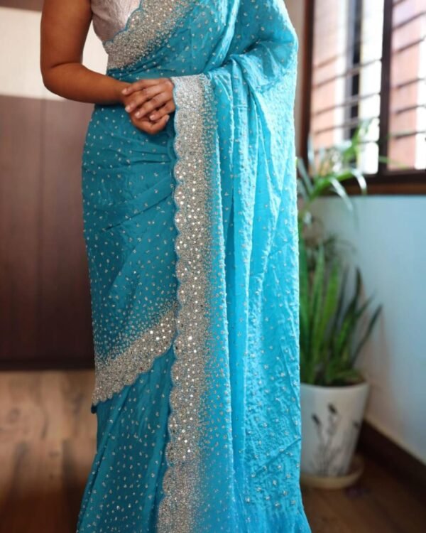 Pure georgette silk sarees