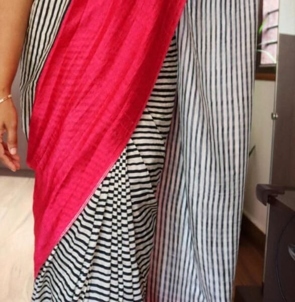 Pure handloom tussar silk saree