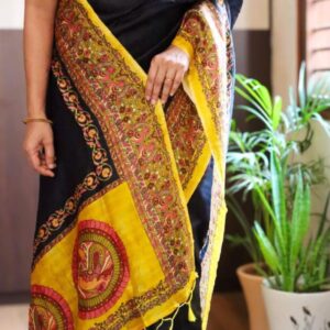Pure handloom tussar silk saree