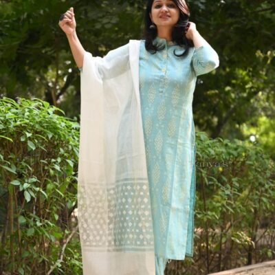 Women's straight Kurta in cotton