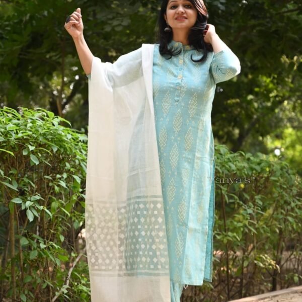 Women's straight Kurta in cotton