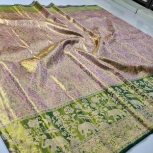 Pure kanchipattu meenakari