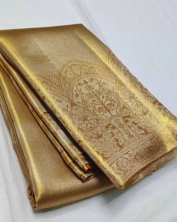Pure kanchipattu tissue jari warp sarees