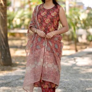 Simple Hand block printed suit sets