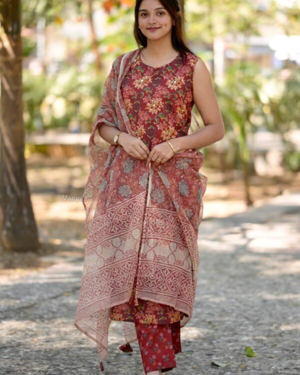 Simple Hand block printed suit sets