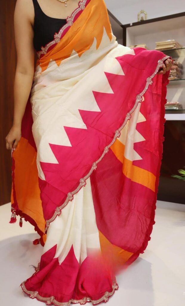 Party wear saree for weddings 