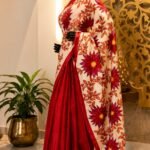 Exclusive bishnupuri Handllom pure silk hand painted saree