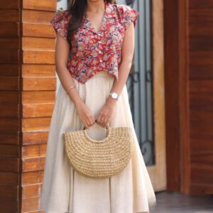 Stella Co ord Set Dress in Red