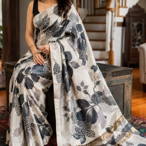 Pure handloom tussar saree