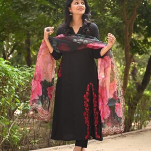 Handloom cotton kurta set