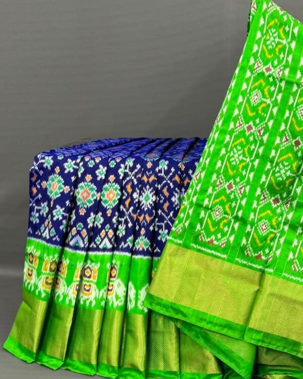 New Ikkat pattu sarees