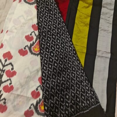 Excellent ikkat silk sarees double weaving