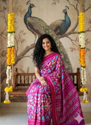 Exclusive Ikkat silk sarees