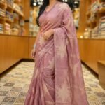 Hand-painted on pure handloom tussar 