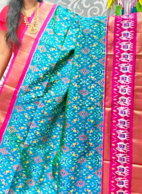 Simple Ikkat silk sarees