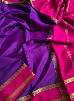 New Pure crepe Mysore silk sarees