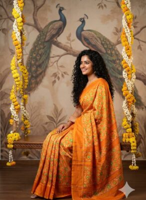 Pure Ikkat silk sarees