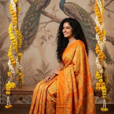 Pure Ikkat silk sarees