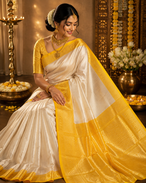 Pure silk Handloom saree