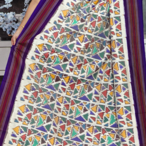 Twill ikkat SILK SAREES