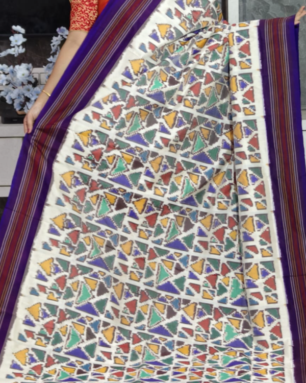 Twill ikkat SILK SAREES