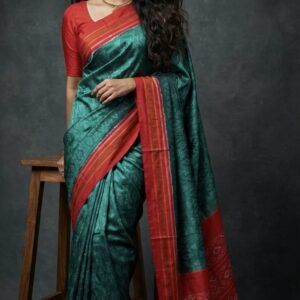 Simple Ikkat silk sarees