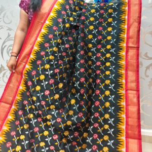 Simple Ikkat silk sarees