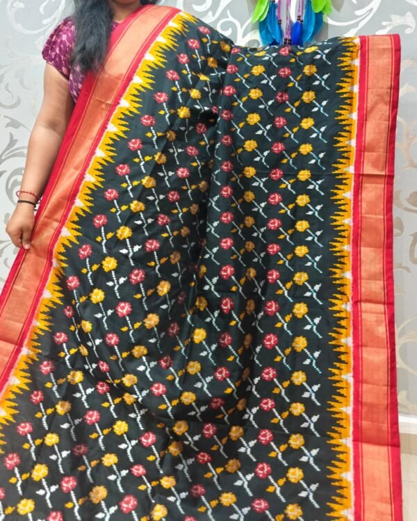 Simple Ikkat silk sarees