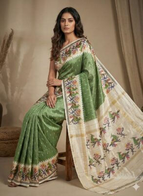 Special Ikkat Pure Silk