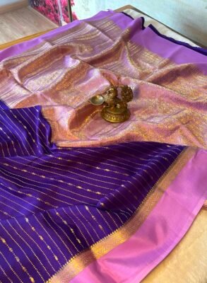 Special Pure crepe Mysore silk saree2