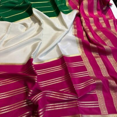 Pure Mysore Crepe Silk Saree