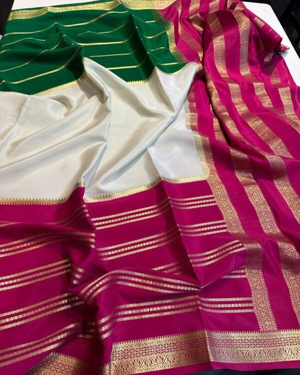 Pure Mysore Crepe Silk Saree