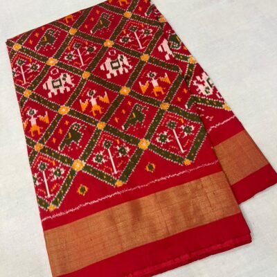 Ikkat silk sarees